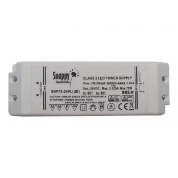 Snappy LED Power Supply 24V DC 75W Pluggable Easy-Plug